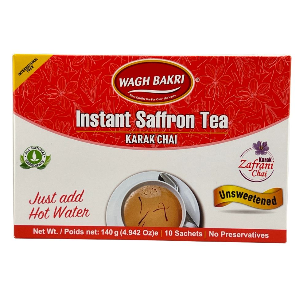 Wagh Bakri Instant Saffron Tea (Unsweetened)