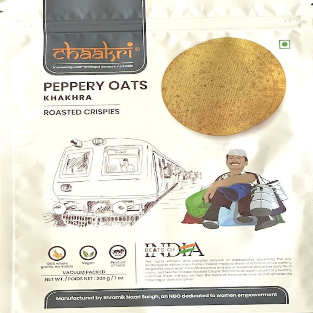 Chaakri Khakra Peppery Oats